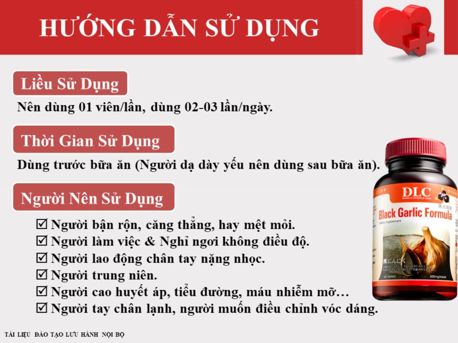 Tinh chất Tỏi đen lên men Nhật Bản DLC