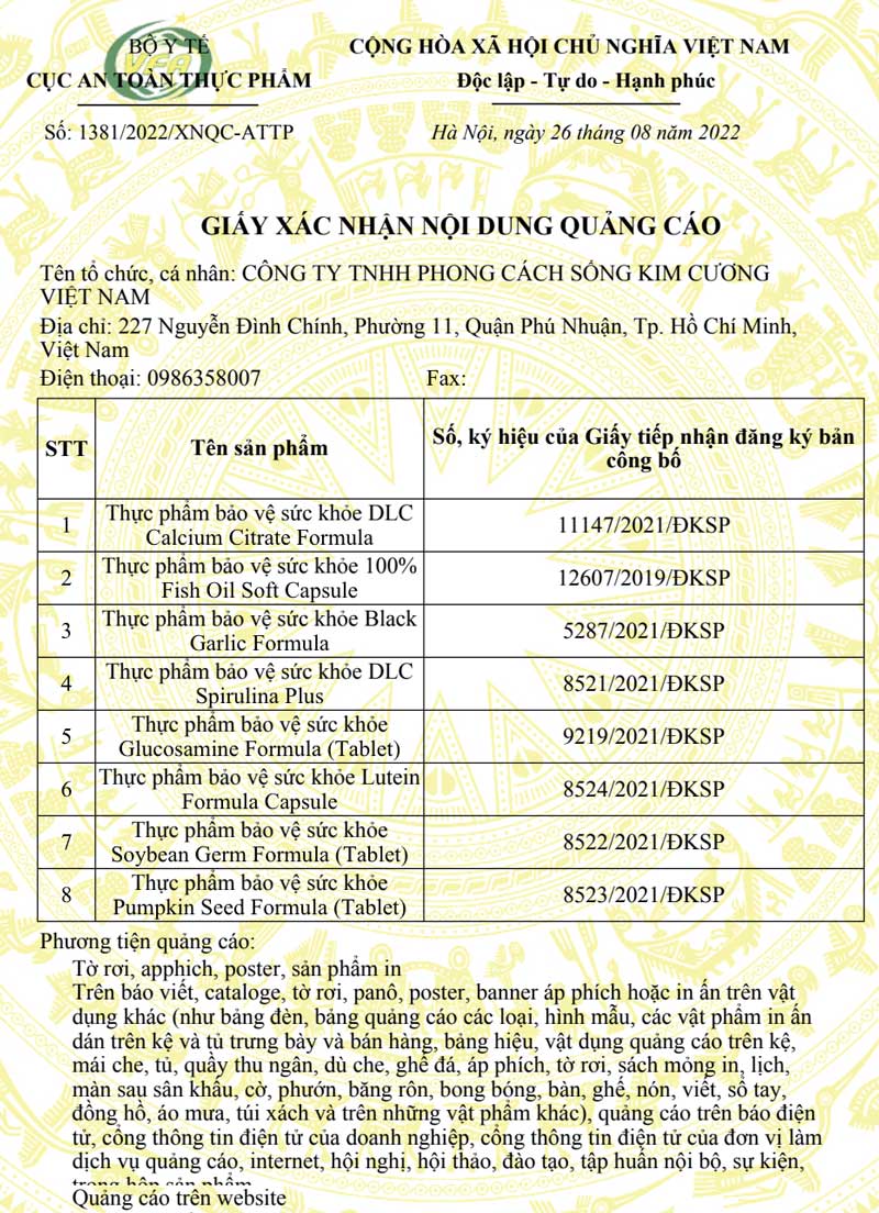 Canxi Citrate Formula DLC – hình ảnh sản phẩm 1