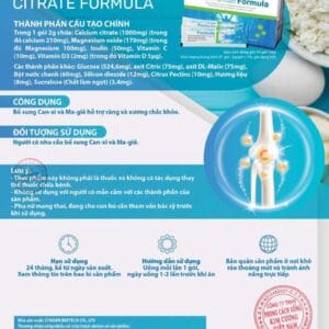 Canxi Citrate Formula DLC – hình ảnh sản phẩm 3