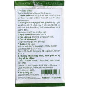 Men tiêu hóa Natural Bio-Enzyme DLC – hình ảnh sản phẩm 3