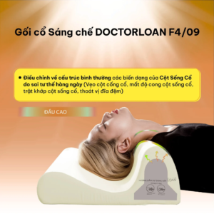 Gối cổ sáng chế DOCTORLOAN F4 đầu cao dùng để hỗ trợ điều chỉnh