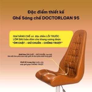 Ghế VIP 95 DoctorLoan – sáng chế nắn chỉnh khi ngồi 2