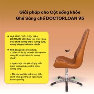 Ghế VIP 95 DoctorLoan – sáng chế nắn chỉnh khi ngồi 4