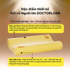 Gối cổ người lớn sáng chế DOCTORLOAN AU/N