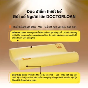 Gối cổ người lớn sáng chế DOCTORLOAN AU/N