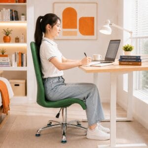 Ngồi học với ghế nắn chỉnh DOCTORLOAN 90T Mỏng