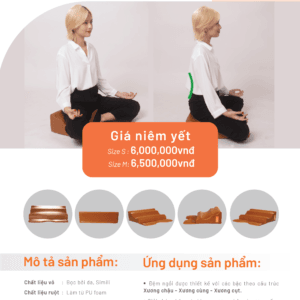 Đệm sáng chế DoctorLoan hỗ trợ xương chậu, xương cùng, xương cụt khi ngồi