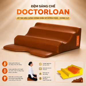 đệm thiền doctorloan - nắn chỉnh xương chậu xương cùng cụt