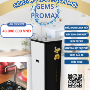 Hình ảnh máy lọc nước Hydrogen Ion Kiềm GEMS PROMAX