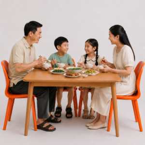 Ngồi ăn cơm với ghế sáng chế N85 DoctorLoan