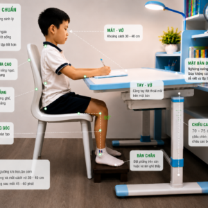 Ngồi học với ghế sáng chế N85 DoctorLoan