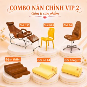 Combo nắn chỉnh VIP 2 DoctorLoan gồm 6 sản phẩm hỗ trợ cột sống